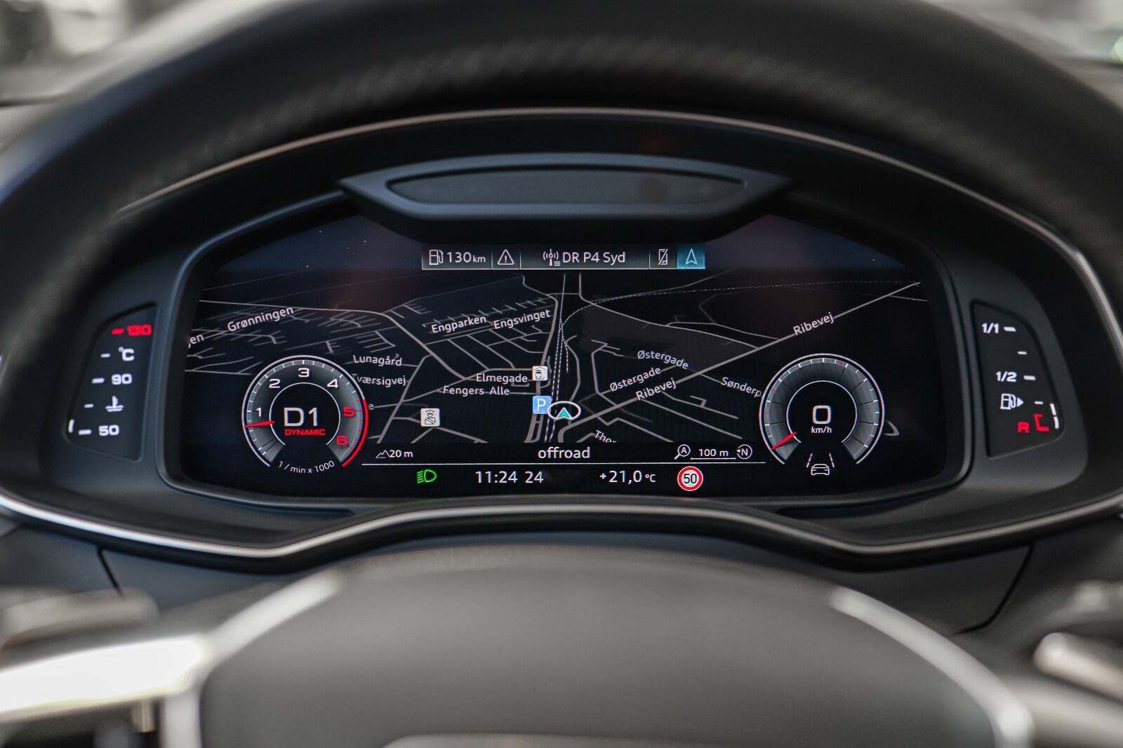 Grå Audi A6 fra 2019