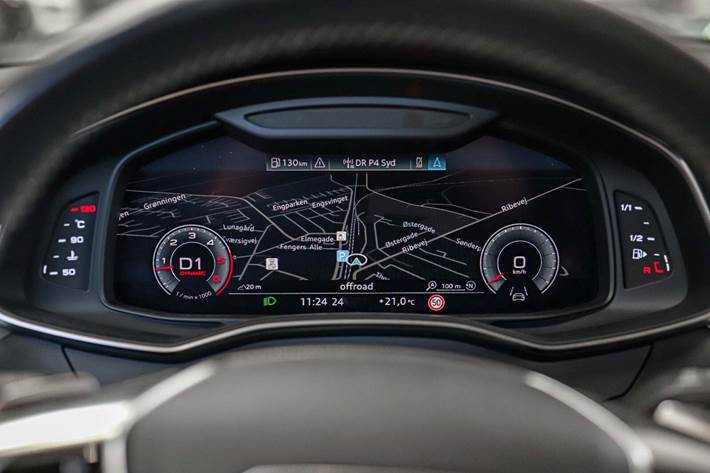 Grå Audi A6 fra 2019