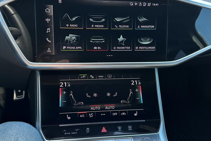 Grå Audi A6 fra 2021