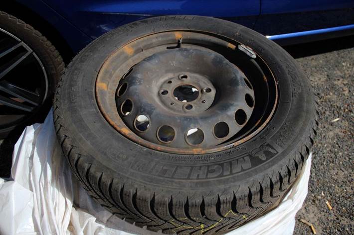 Grå Fiat Panda fra 2016