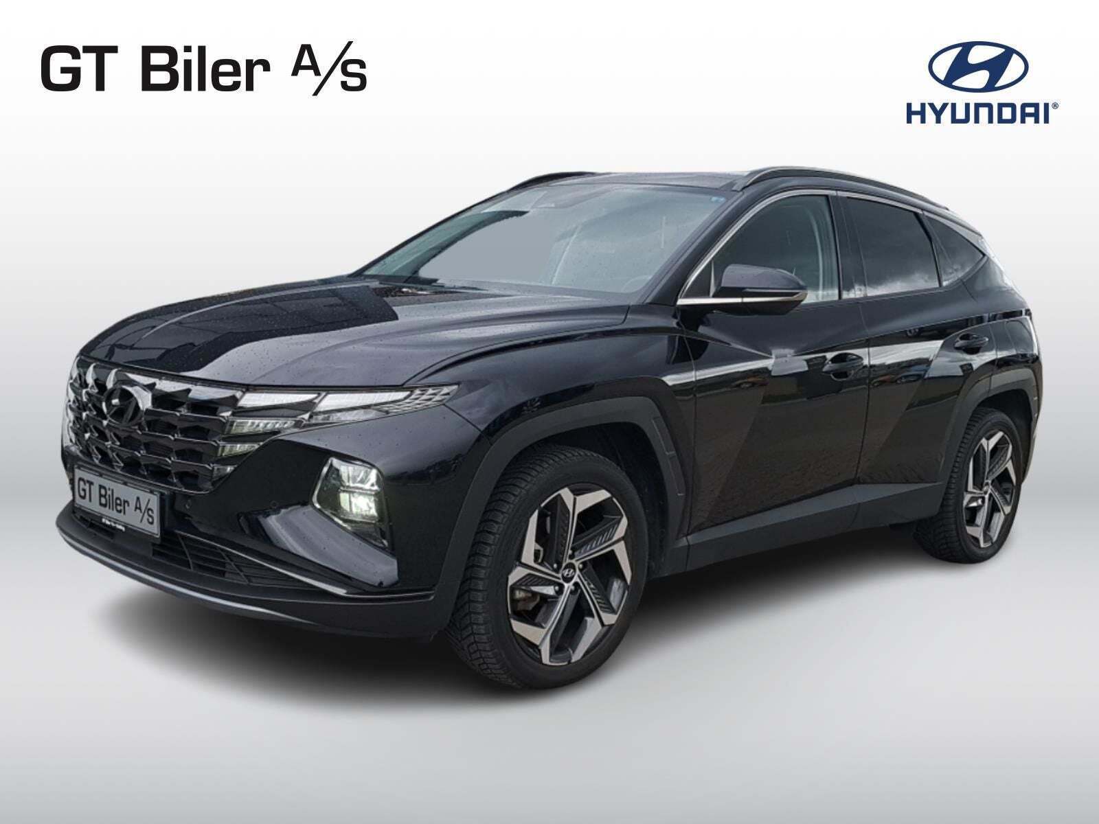 Sort Hyundai Tucson fra 2022 set udefra