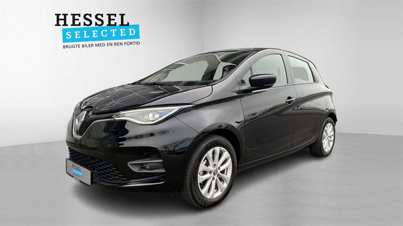 Sort Renault Zoe fra 2022 set udefra