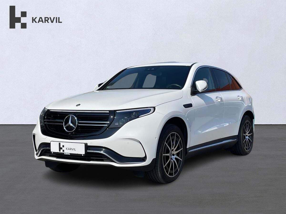 Hvid Mercedes EQC400 fra 2022