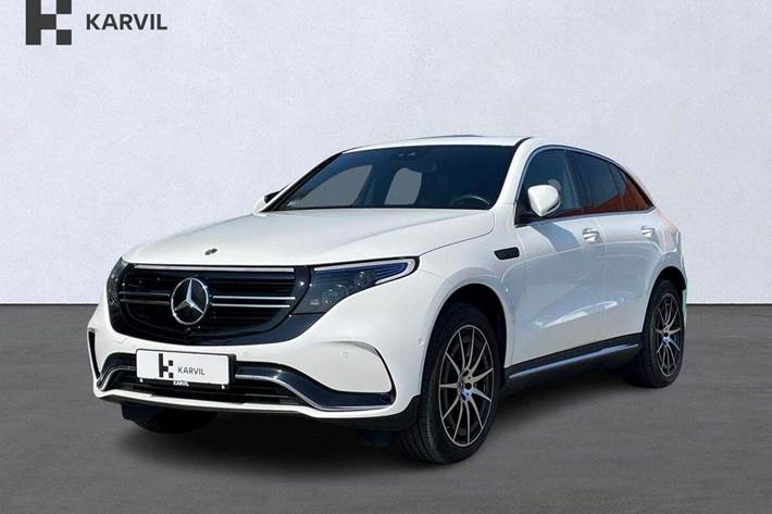 Hvid Mercedes EQC400 fra 2022