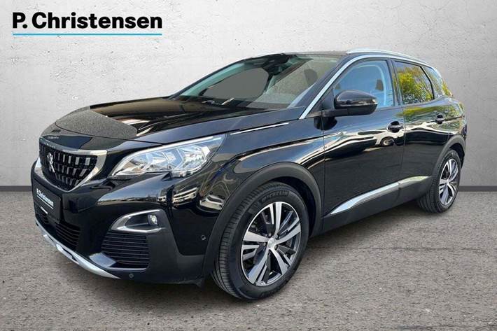 Sort Peugeot 3008 fra 2017 set udefra