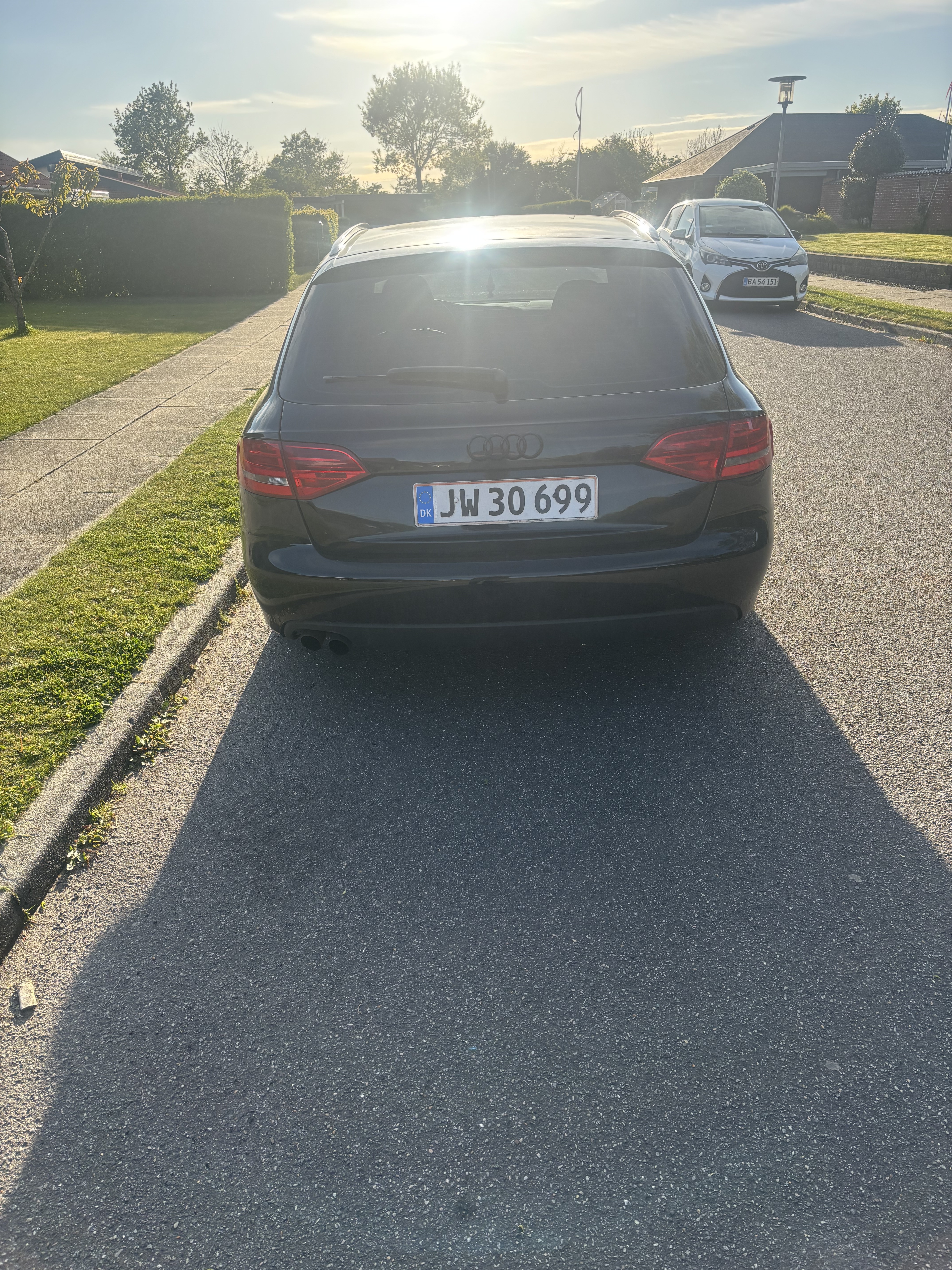 Sort Audi A4 fra 2008