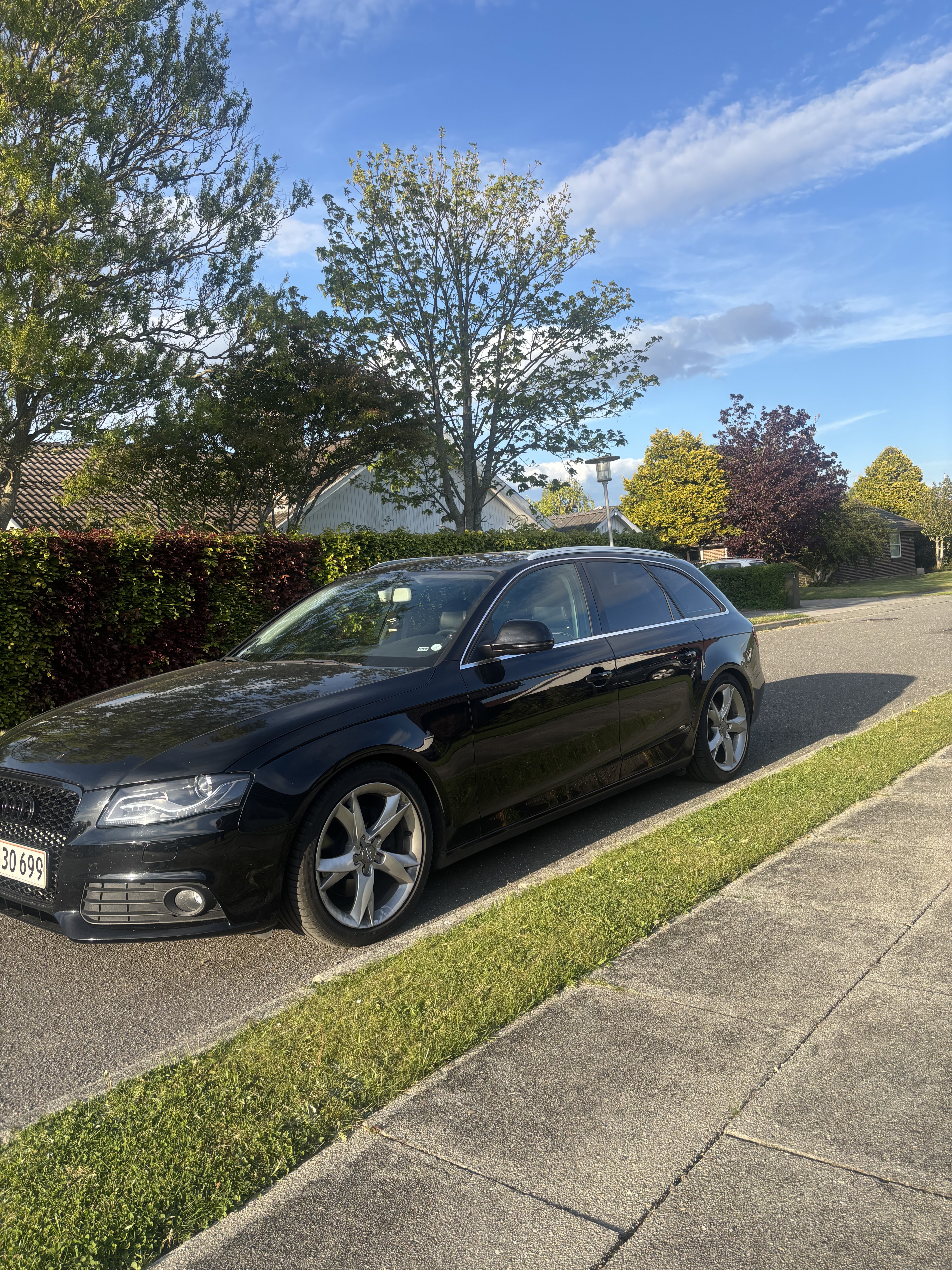 Sort Audi A4 fra 2008