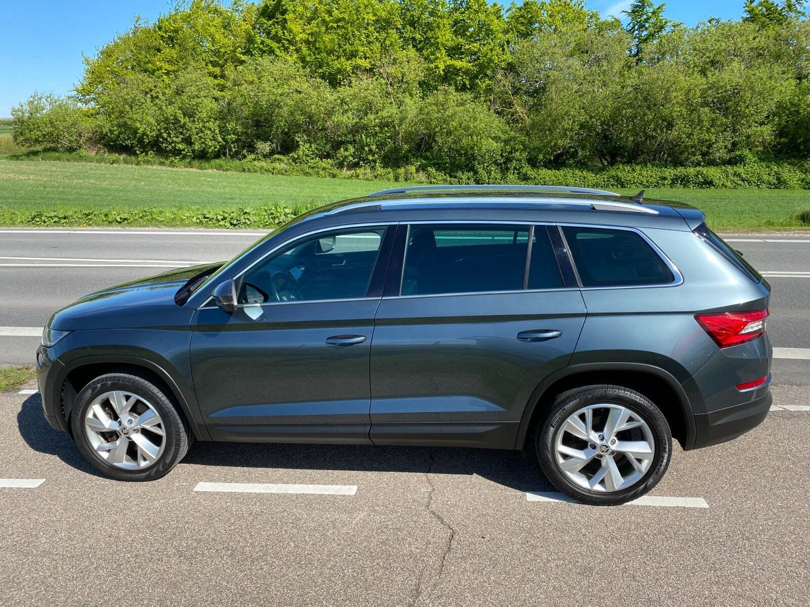 Grå Skoda Kodiaq fra 2019