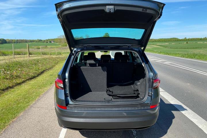 Grå Skoda Kodiaq fra 2019