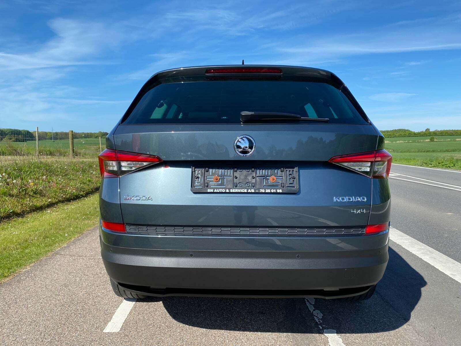 Grå Skoda Kodiaq fra 2019