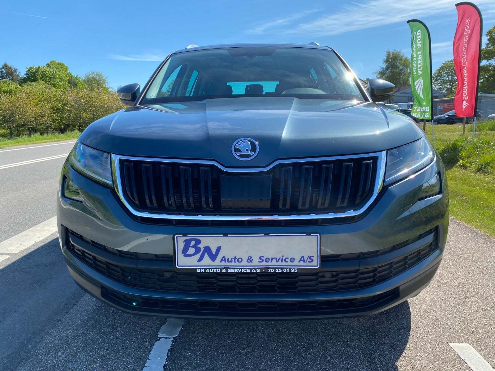 Grå Skoda Kodiaq fra 2019