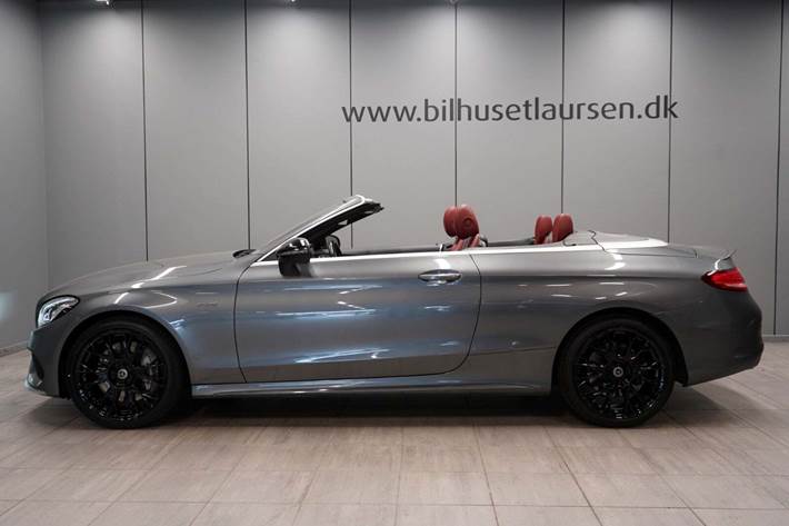 Grå Mercedes C43 fra 2016