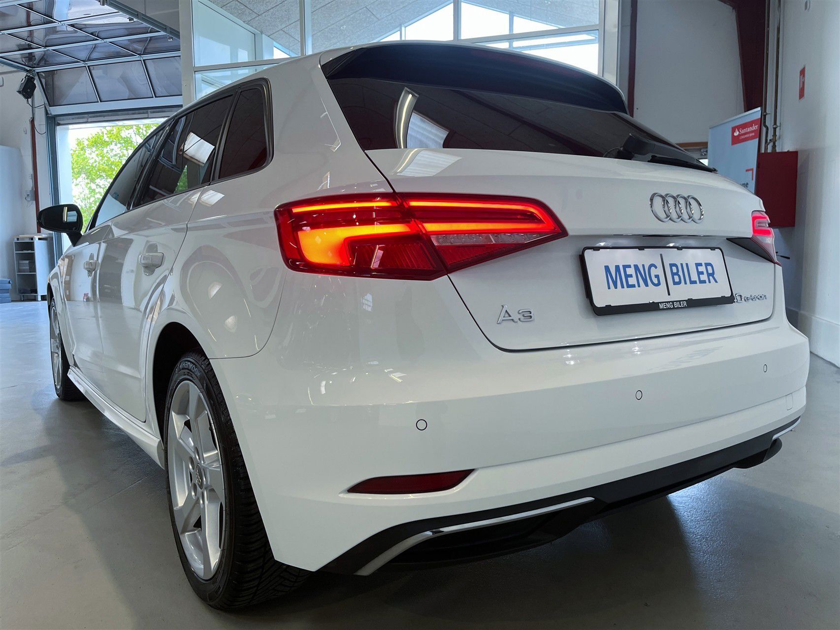 Hvid Audi A3 fra 2020