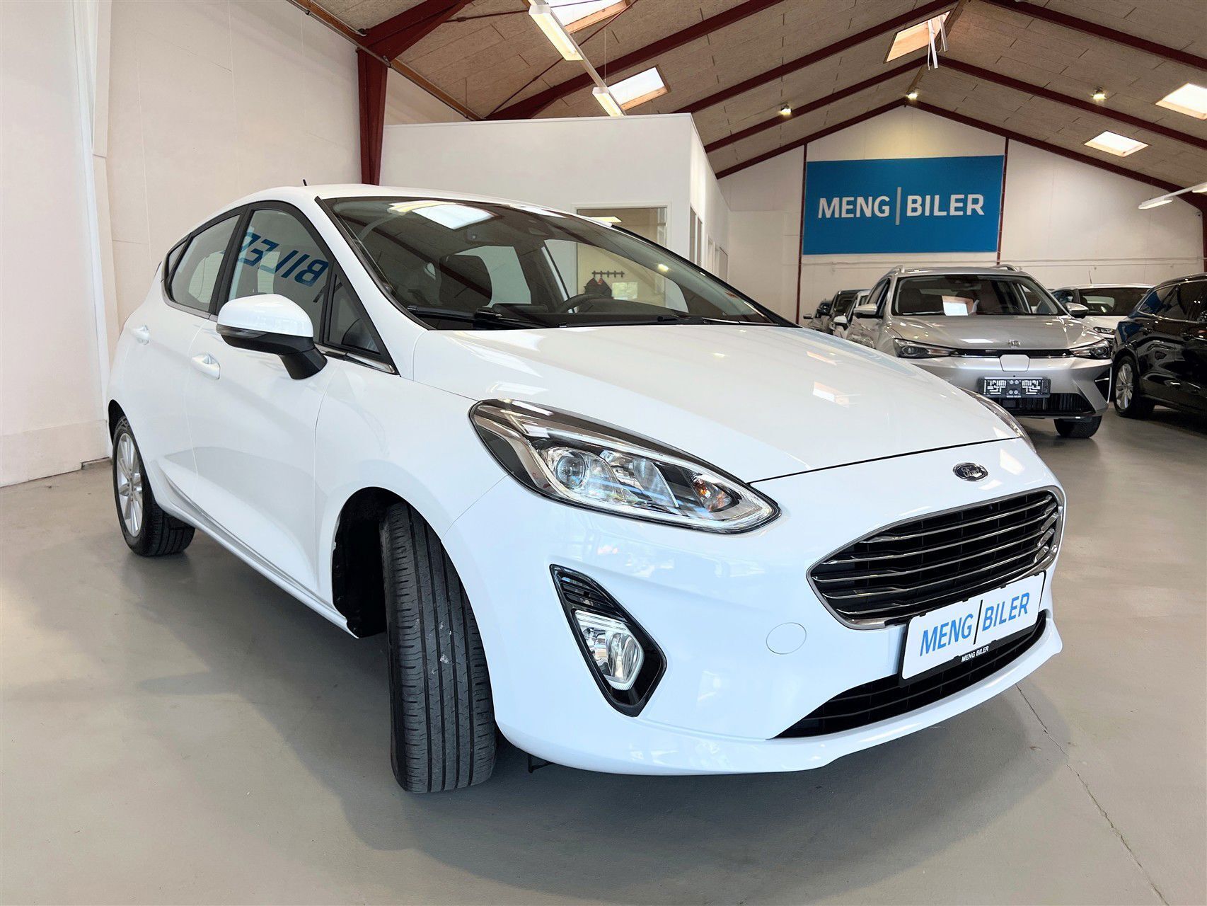 Hvid Ford Fiesta fra 2020