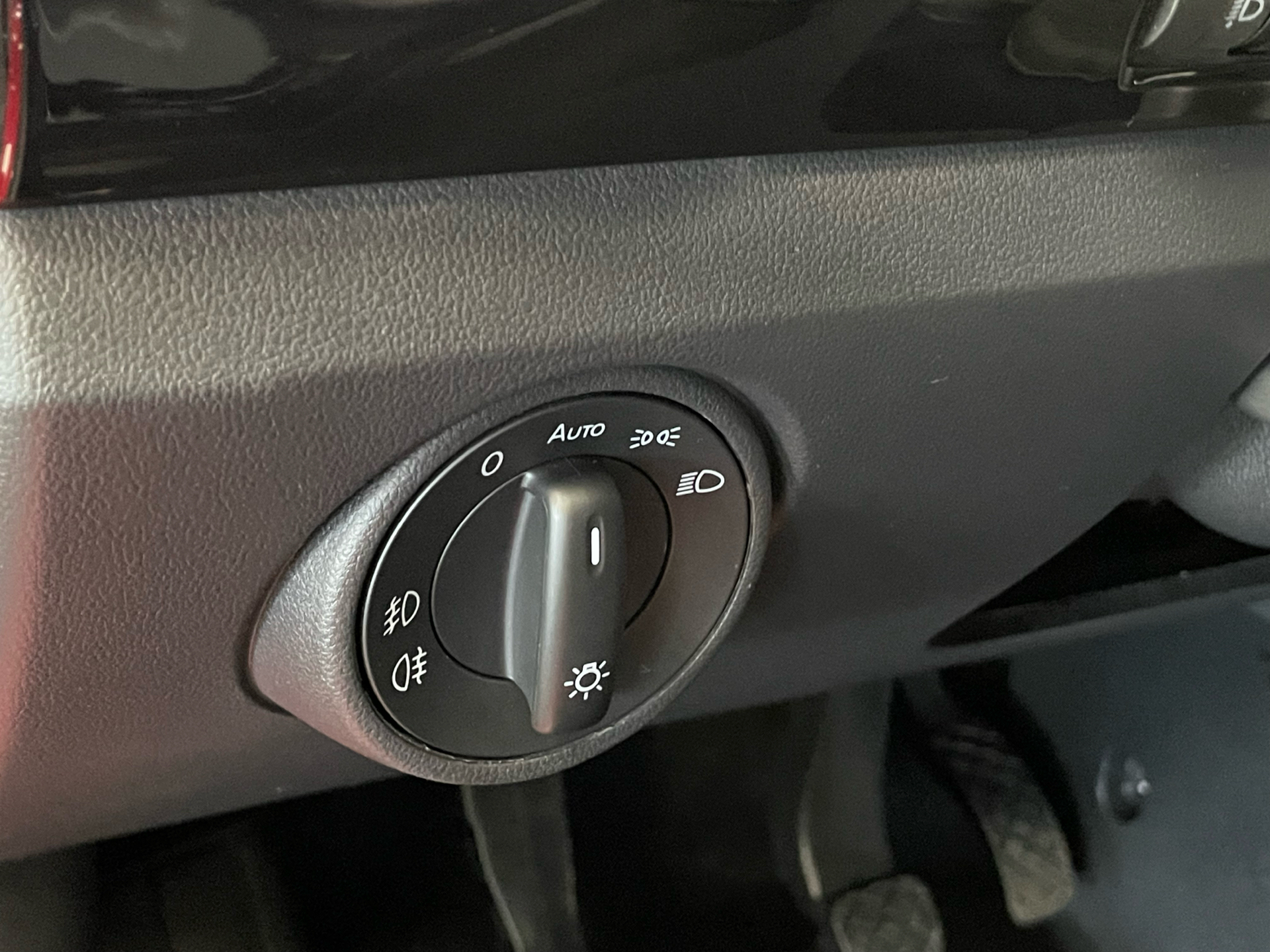 Rød Skoda Citigo fra 2017