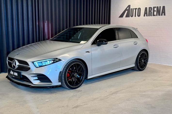 Sølv Mercedes A200 fra 2019