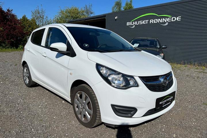 Hvid Opel Karl fra 2016