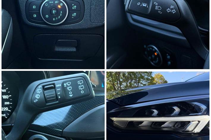 Blå Ford Focus fra 2020