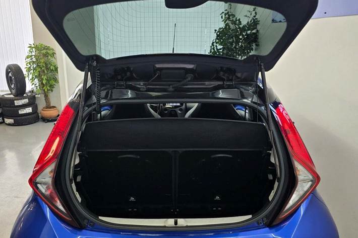Blå Toyota Aygo fra 2019