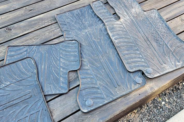 Blå Mercedes C-Klasse fra 2016