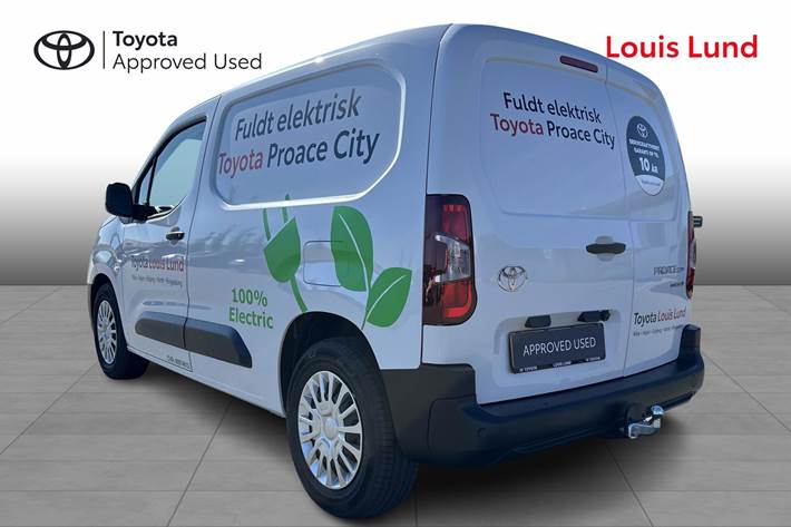 Hvid Toyota Proace City Electric fra 2025