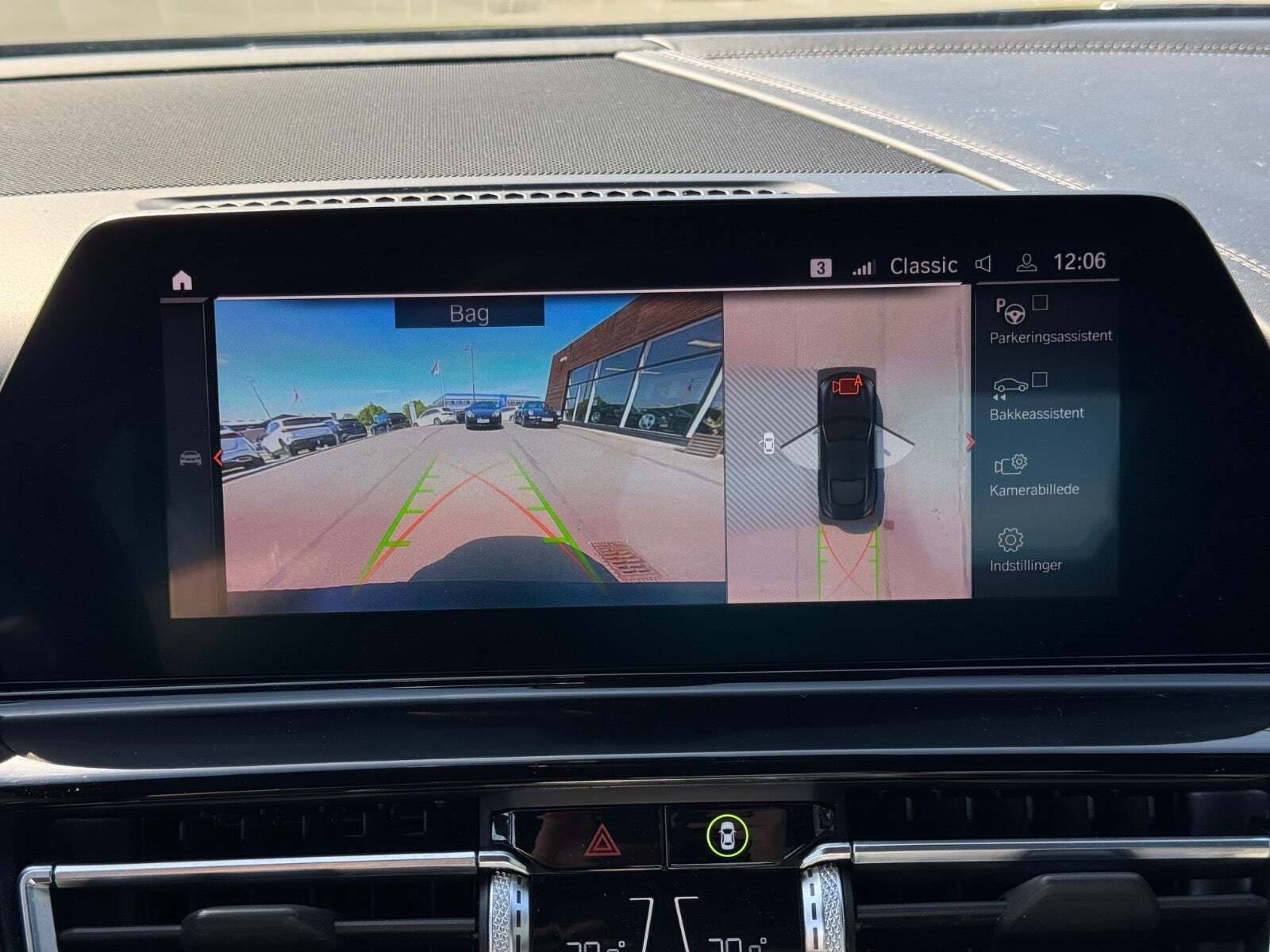 Sort BMW 840d fra 2019 set indefra