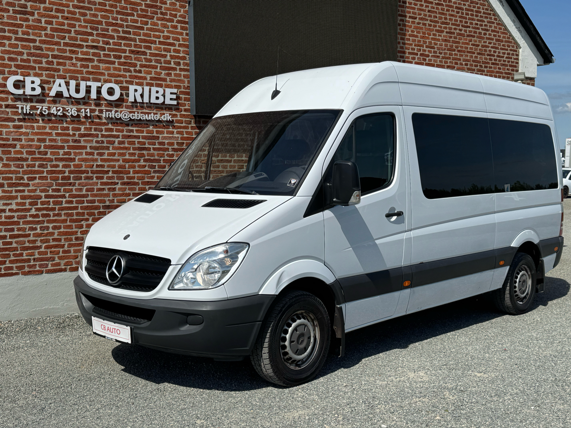 Hvid Mercedes Sprinter fra 2011