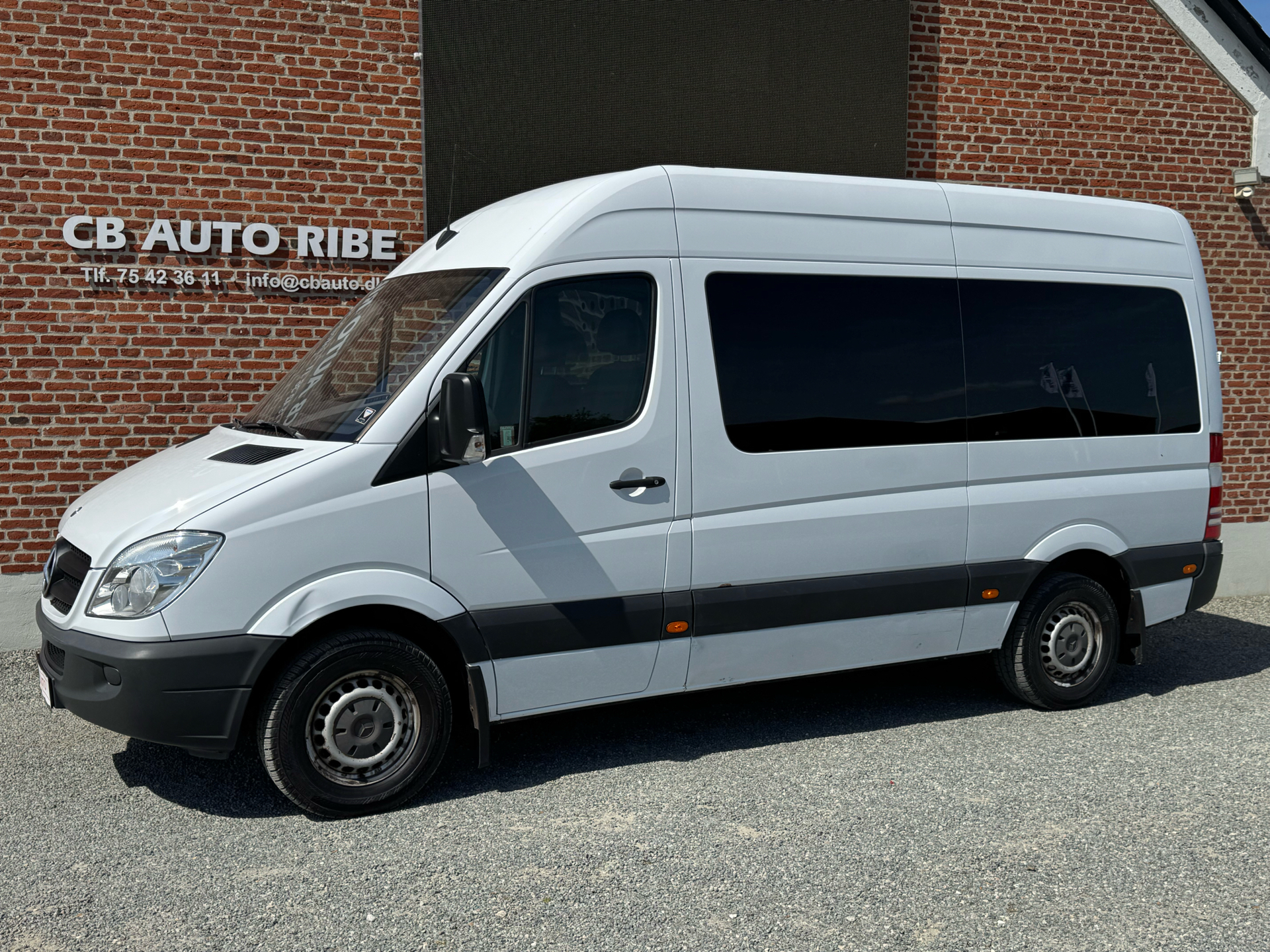 Hvid Mercedes Sprinter fra 2011