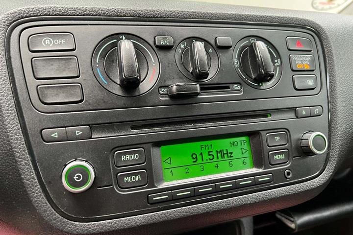 Hvid Skoda Citigo fra 2015