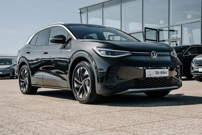 Brun VW ID.4 fra 2022 set udefra