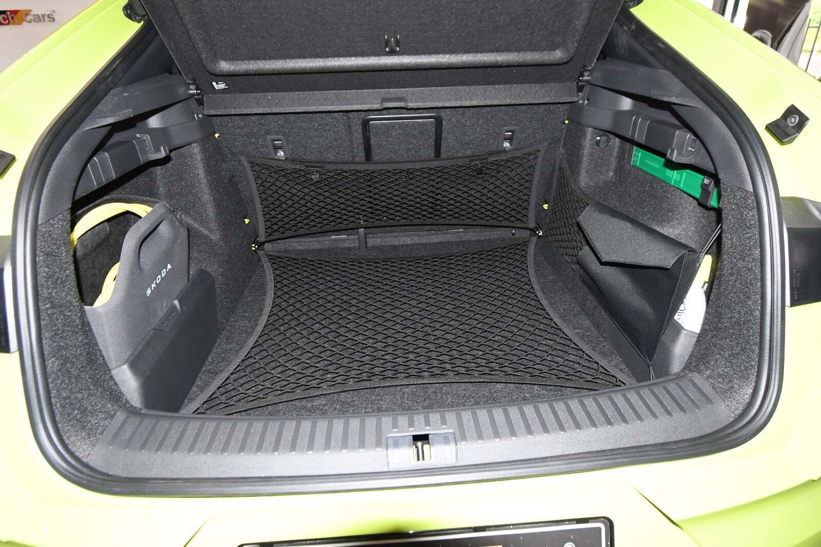 Grøn Skoda Enyaq fra 2024