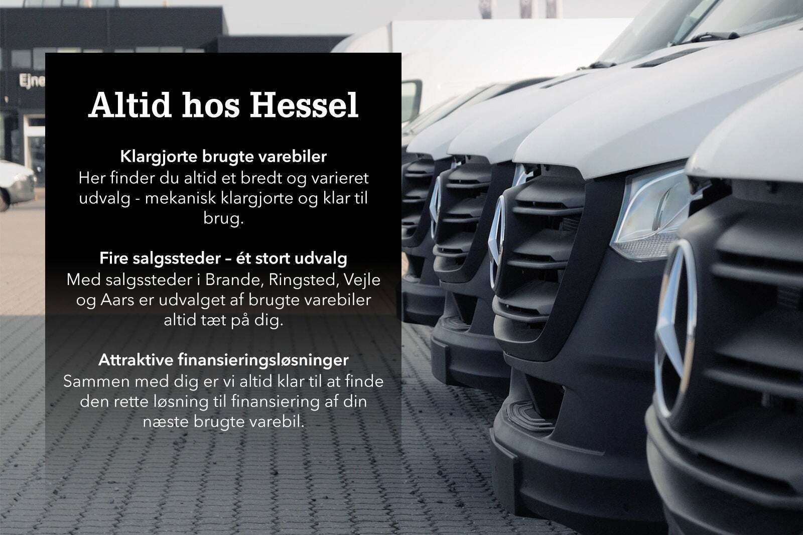 Hvid Mercedes Vito 114 fra 2022