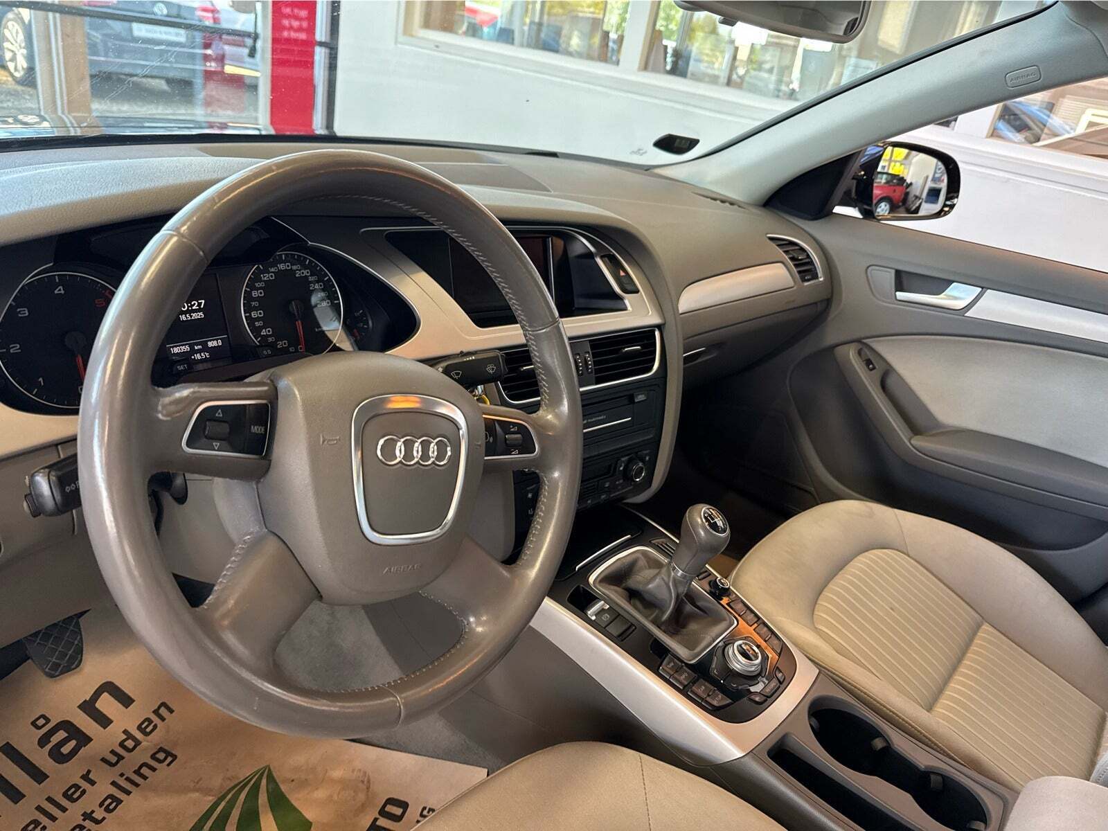 Sort Audi A4 fra 2010