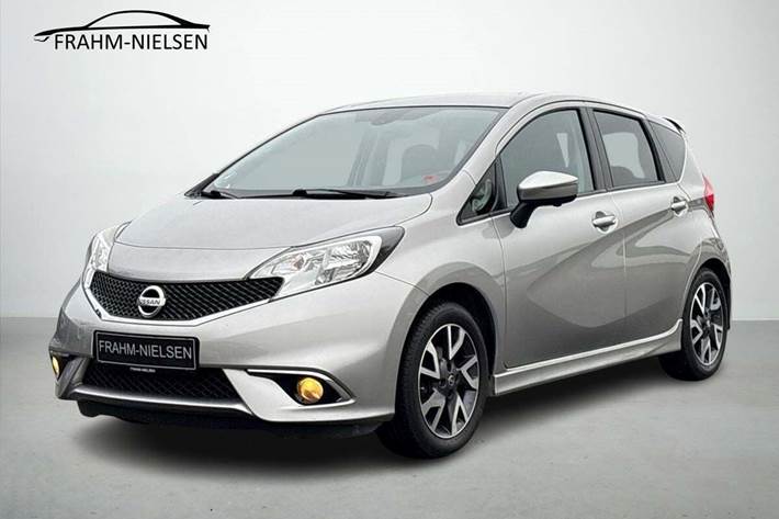 Sølv Nissan Note fra 2015