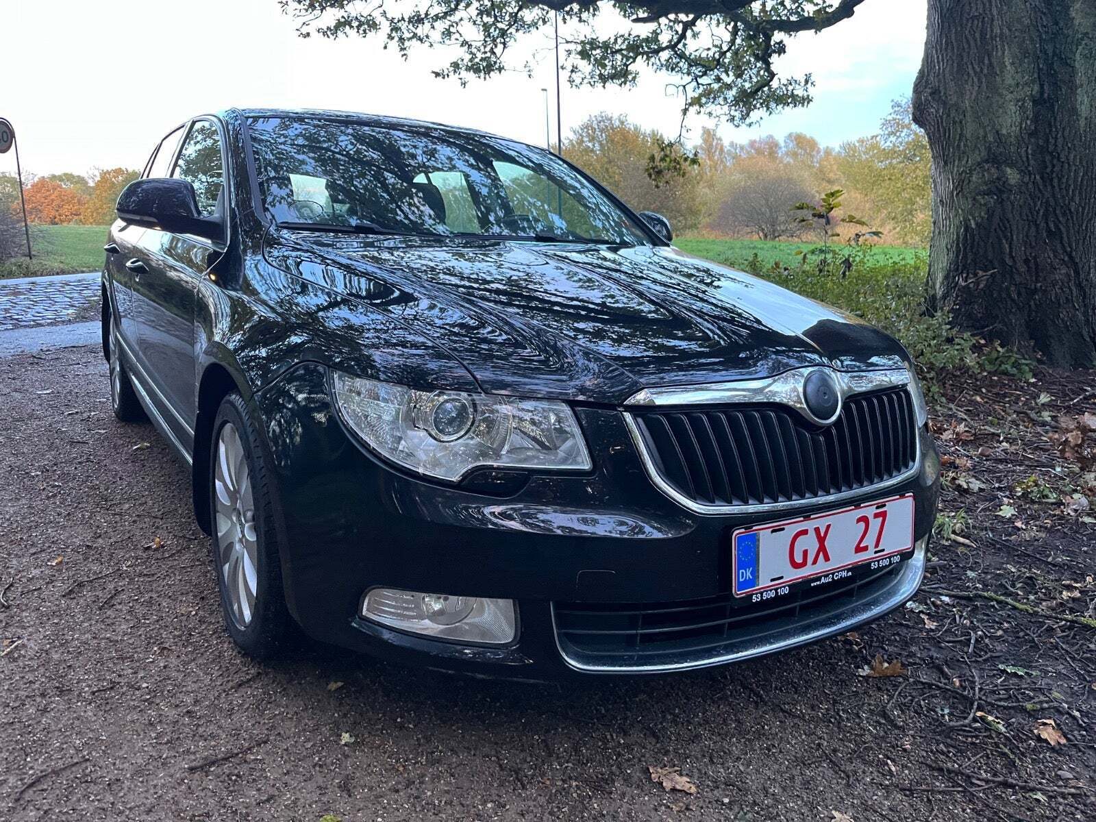 undefined Skoda Superb fra 2009 set udefra