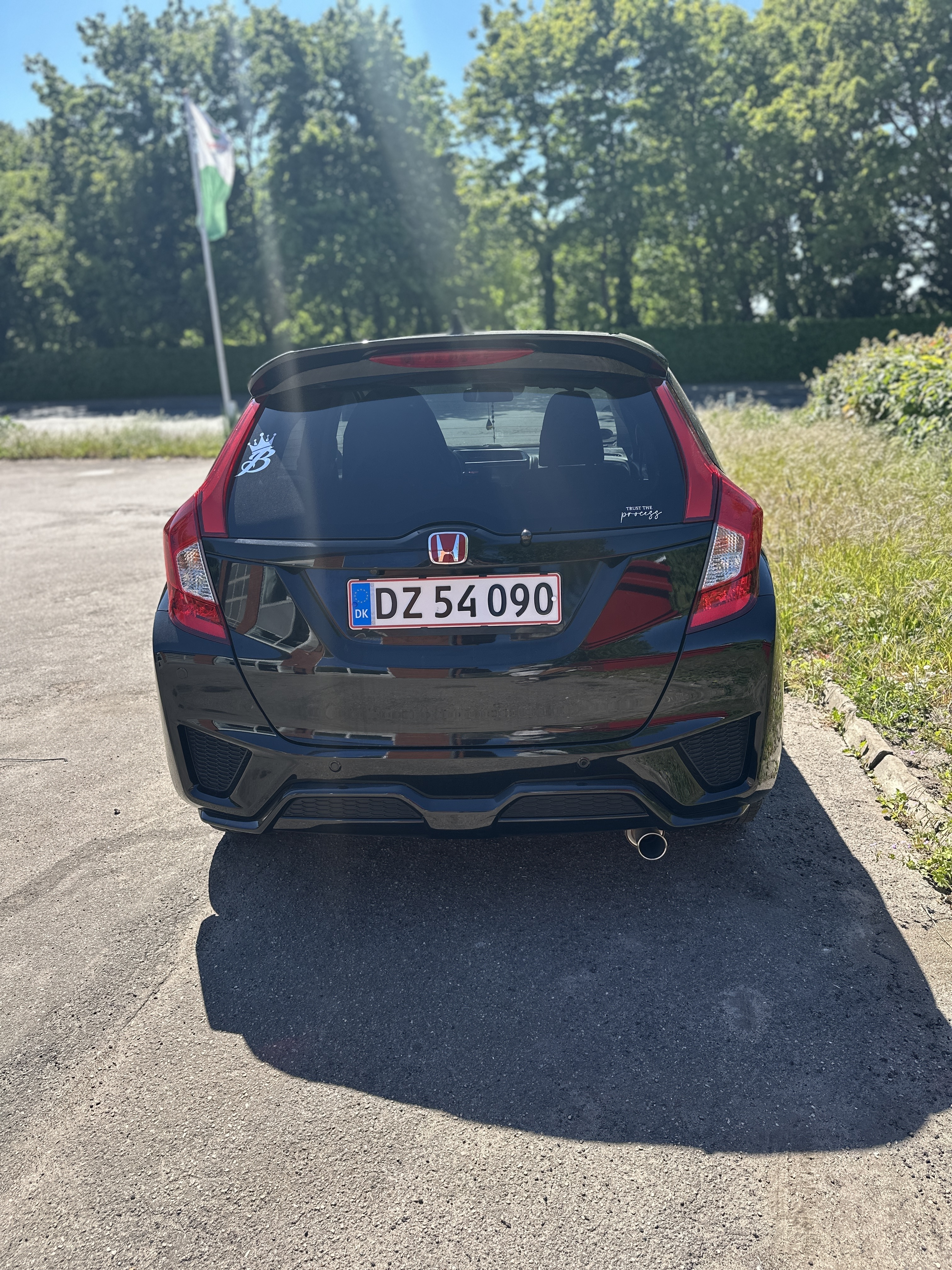 Sort Honda Jazz fra 2016