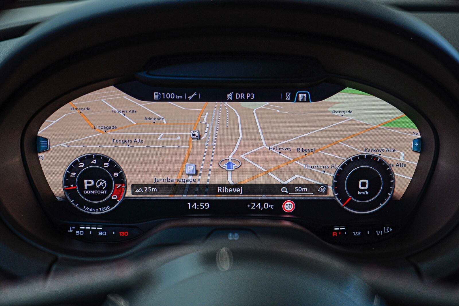 Hvid Audi S3 fra 2018