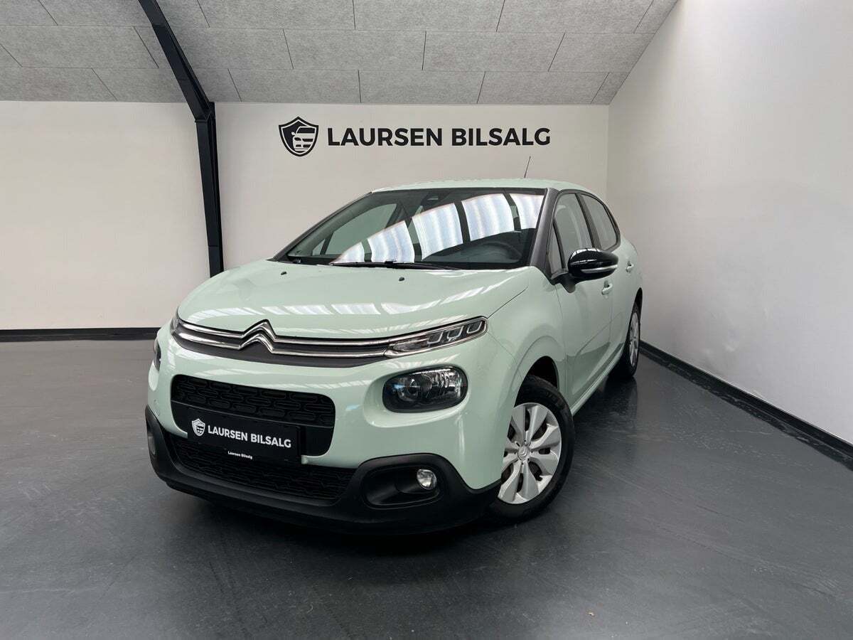 Grøn Citroën C3 fra 2017