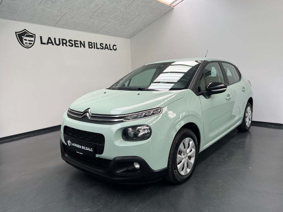 Grøn Citroën C3 fra 2017