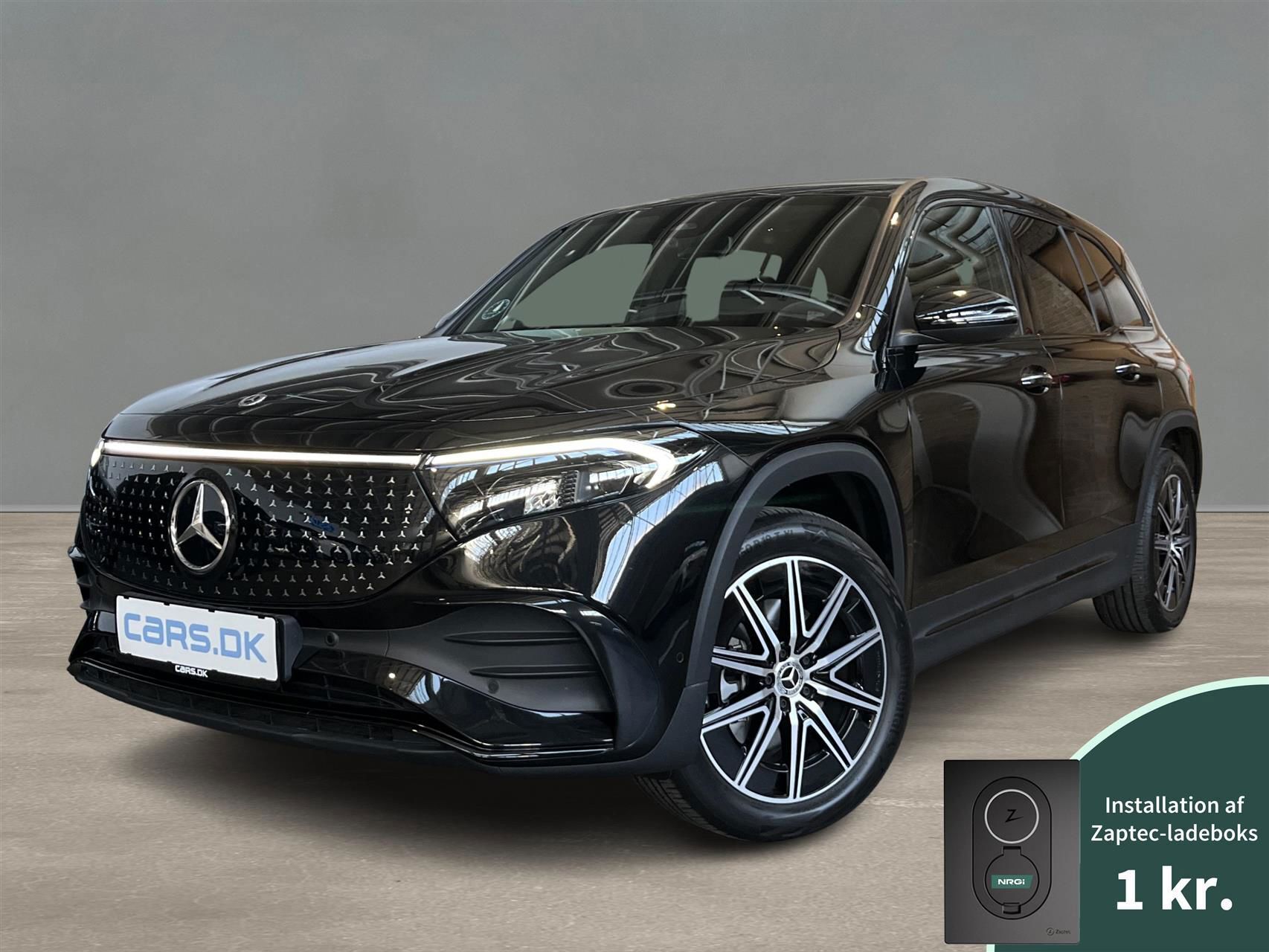 Sort Mercedes EQB 250+ fra 2024