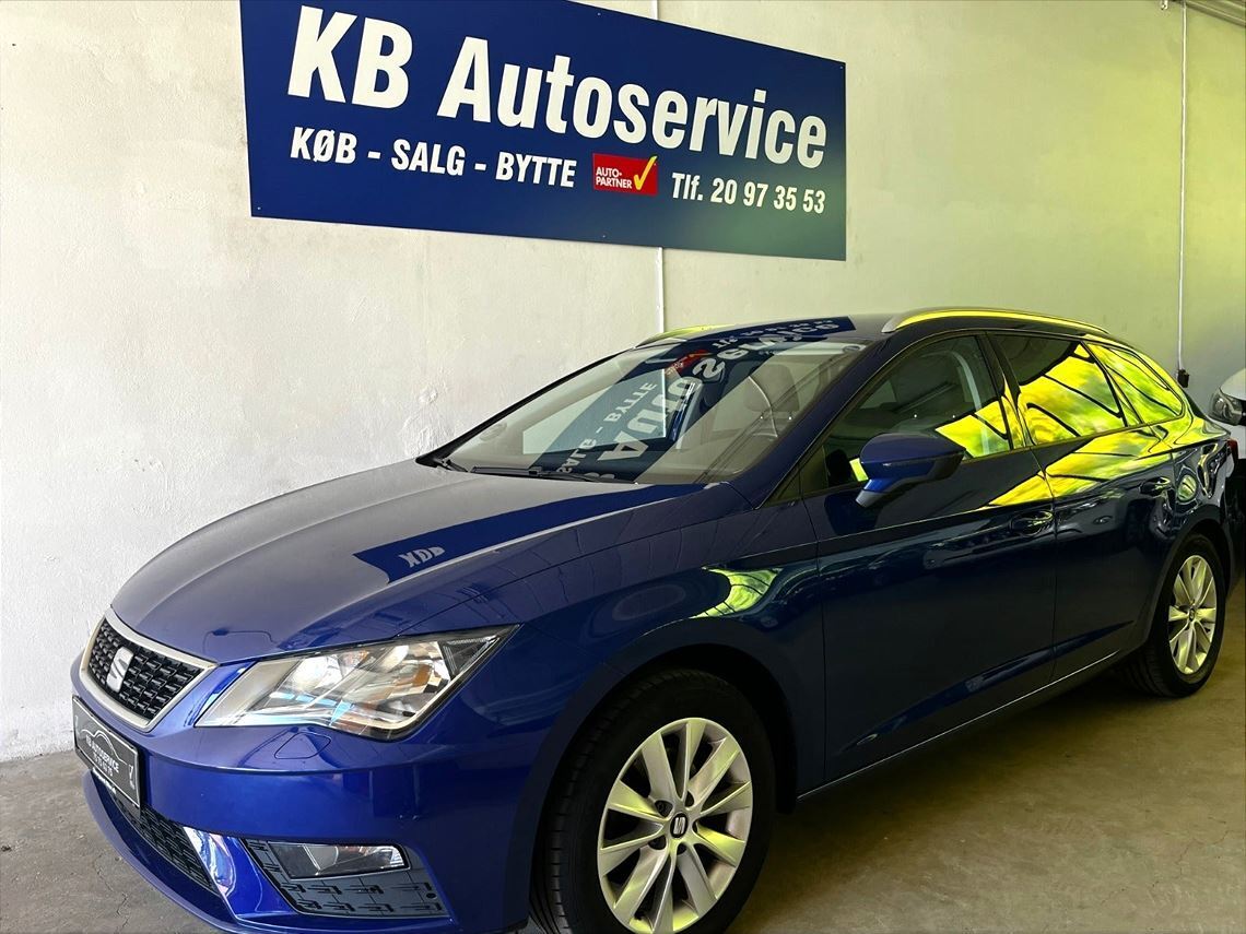 Blå Seat Leon fra 2019