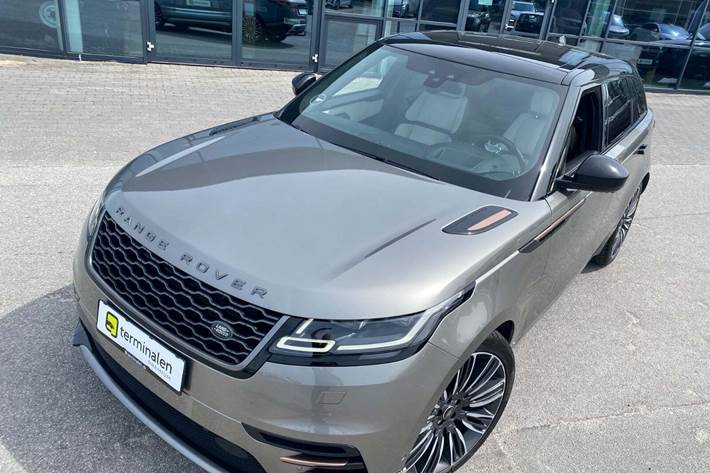Grå Land Rover Range Rover Velar fra 2017
