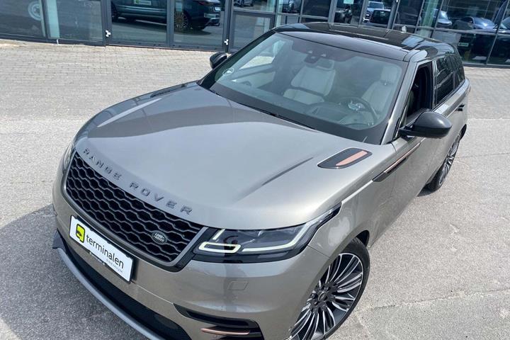 Grå Land Rover Range Rover Velar fra 2017