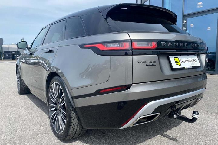 Grå Land Rover Range Rover Velar fra 2017