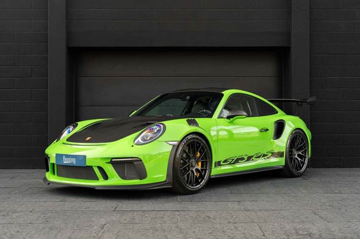Grøn Porsche 911 GT3 RS fra 2019