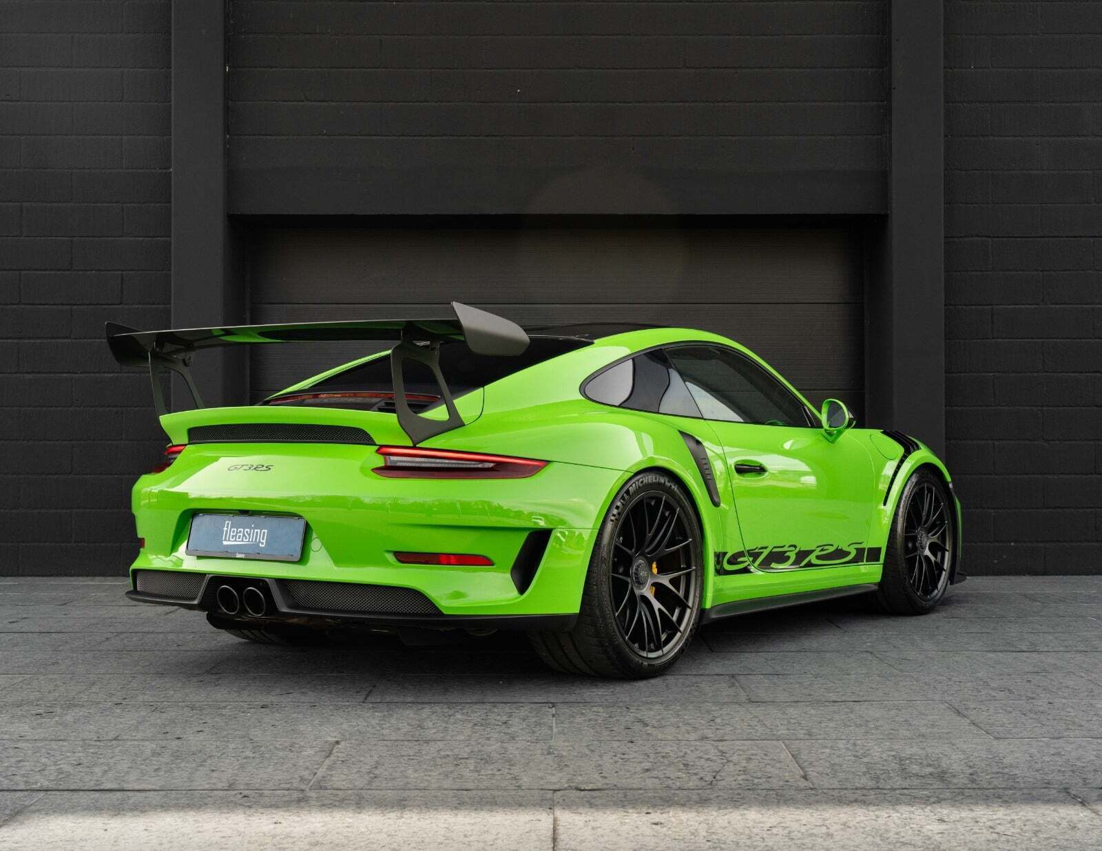 Grøn Porsche 911 GT3 RS fra 2019