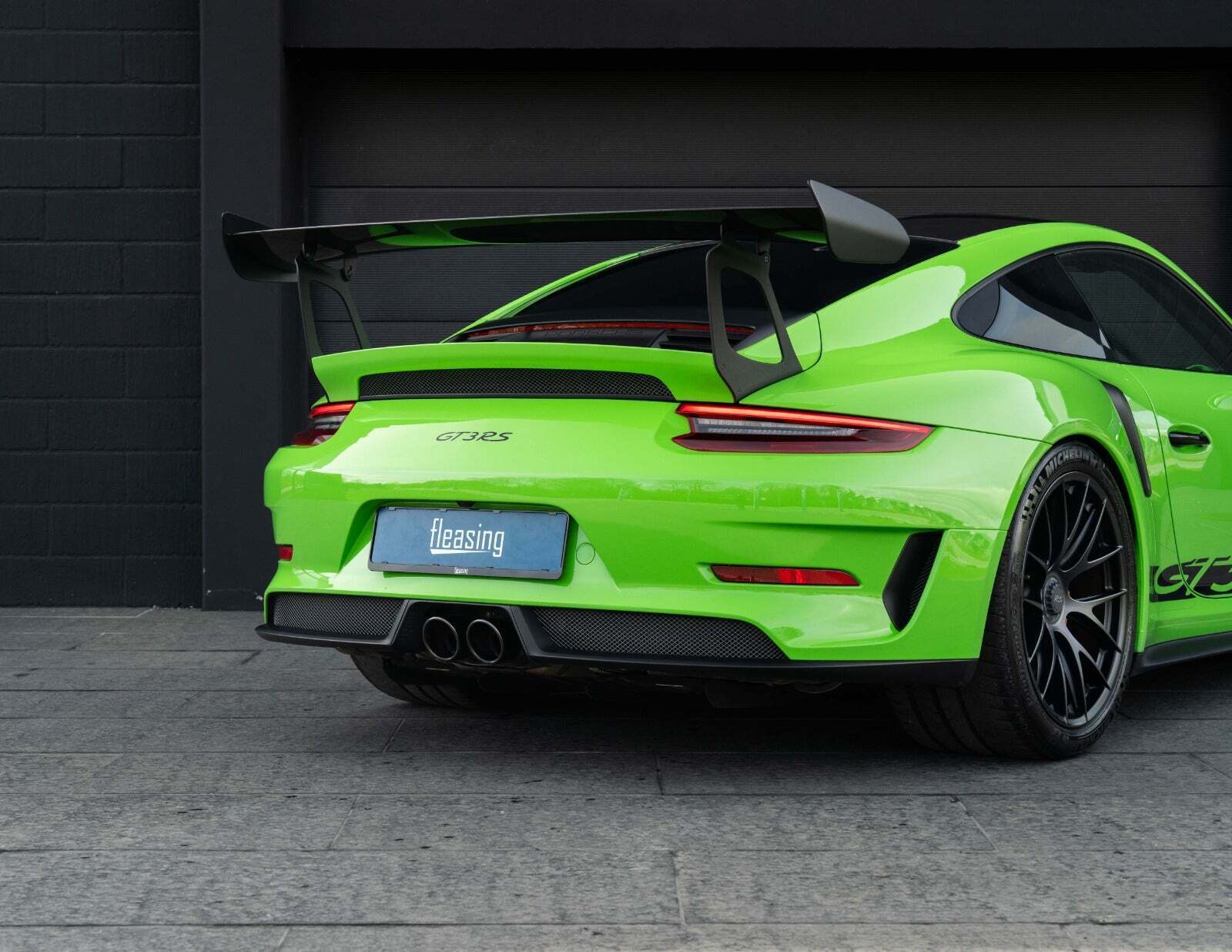 Grøn Porsche 911 GT3 RS fra 2019