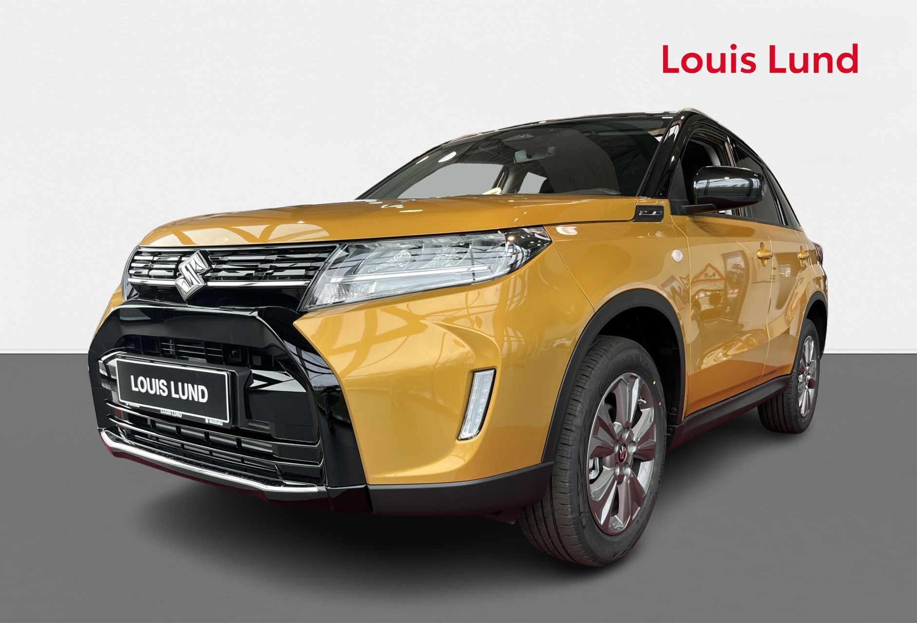 Gul Suzuki Vitara fra 2025 set udefra