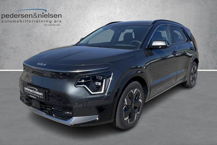 Grå Kia Niro EV fra 2025 set udefra