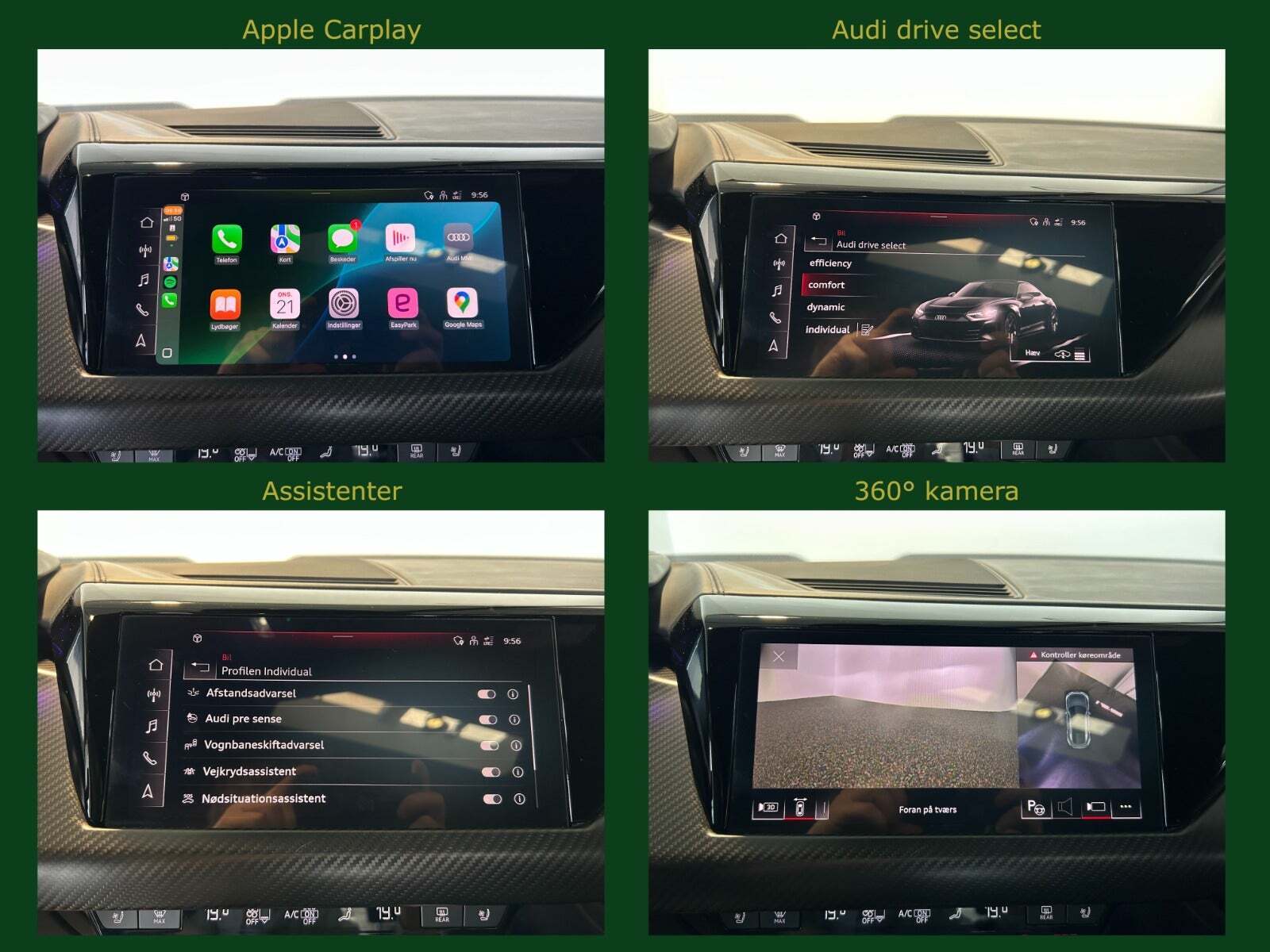 Sort Audi e-tron GT fra 2023